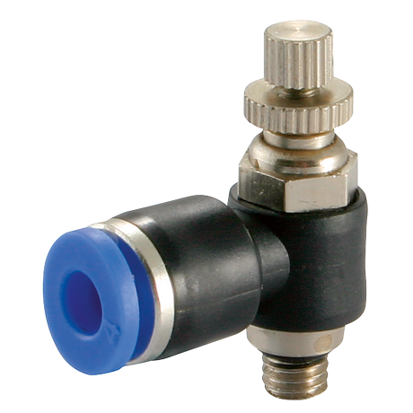 Flow Controller Elbow BSPT & Metric