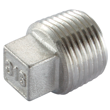 Stainless Steel Square Head Plug