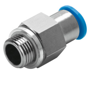 QSMK-G1/8-6 186295, Push-in fitting, self-sealing