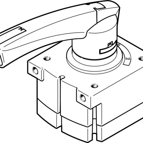 Festo VHER-P-H-B43C-B-G12 hand lever valve 3192075
