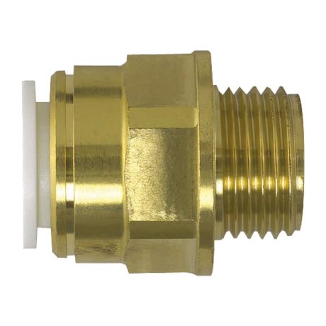 John Guest Speedfit Brass Male Coupler 15 1/2