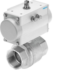 Ball valve actuator unit VZBM-A-11/2"-RP-25-D-2-B2-PA20 Double Acting