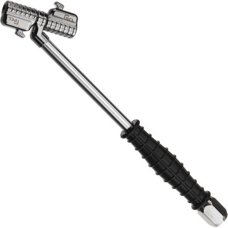 Tyre Valve Connector, Dual, Swivel, Female Thread Rp 1/4, Open End