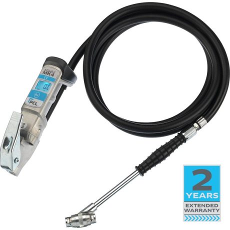 ACCURA MK4 Tyre Inflator 3.6m Hose Twin Clip-on Connector
