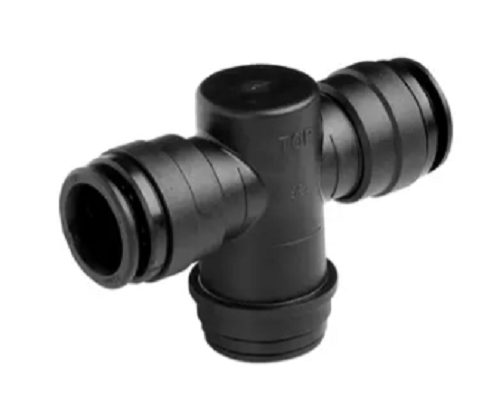 22mm Tube O/D - Water Trap Tee