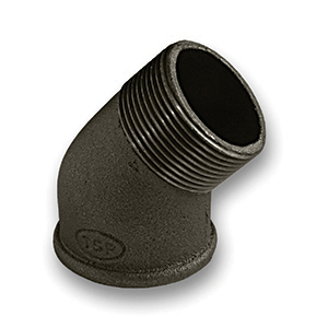 Bend M/F 45Deg Black