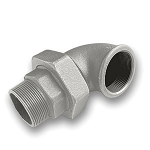 Equal M/F Union Elbow Galv